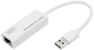 Digitus DN-3023 Network adapter  1 GBit/s USB A (USB 3.2 1st gen), LAN (10/100/1000 Mbps)