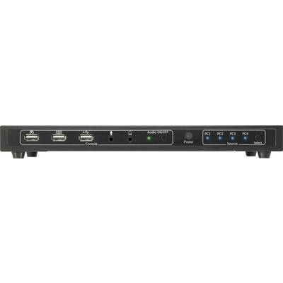 SpeaKa Professional  4 ports KVM changeover switch HDMI USB 1920 x 1080 Pixel, 3840 x 2160 Pixel