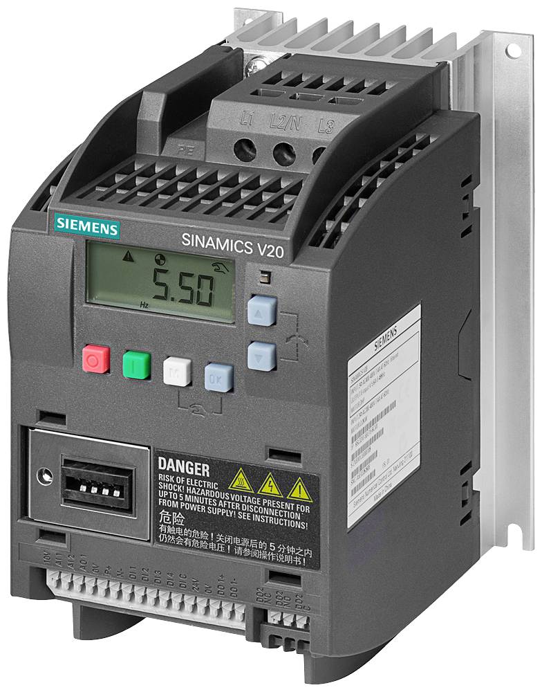 Siemens Frequency inverter 6SL3210-5BE22-2UV0 2.2 kW 3-phase 400 V