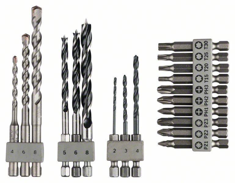 Bosch Accessories 2609256989 19-piece Universal drill bit set