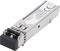 An optical SFP module with specifications and CE marking printed, for use in network switches for fibre-optic communication.