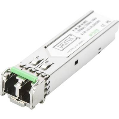 Digitus Fibre SFP Module, 1.25G Duplex, suitable for network connections, compatible with various network devices.
