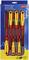'VDE Tool Set' with six insulated screwdrivers in one package. Suitable for work up to 1000V, GS-tested.