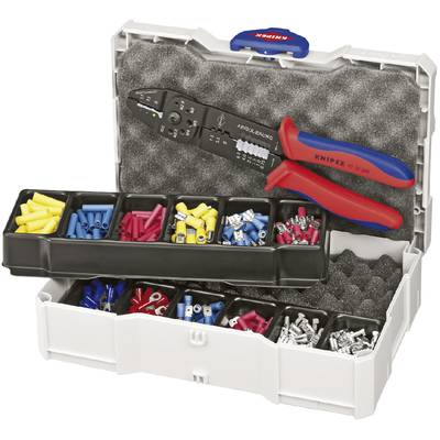 Knipex KNIPEX 97 90 25 Crimper set 301-piece Insulated cable lugs, Non-insulated connectors, Blade terminals, Blade term