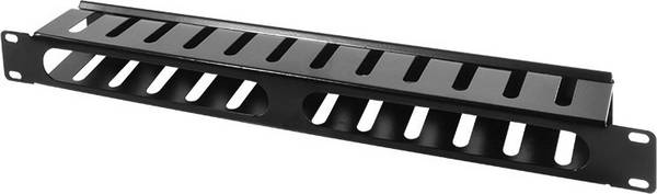 LogiLink ORCC01B 19 inch Server rack cabinet cable duct 1 U Black