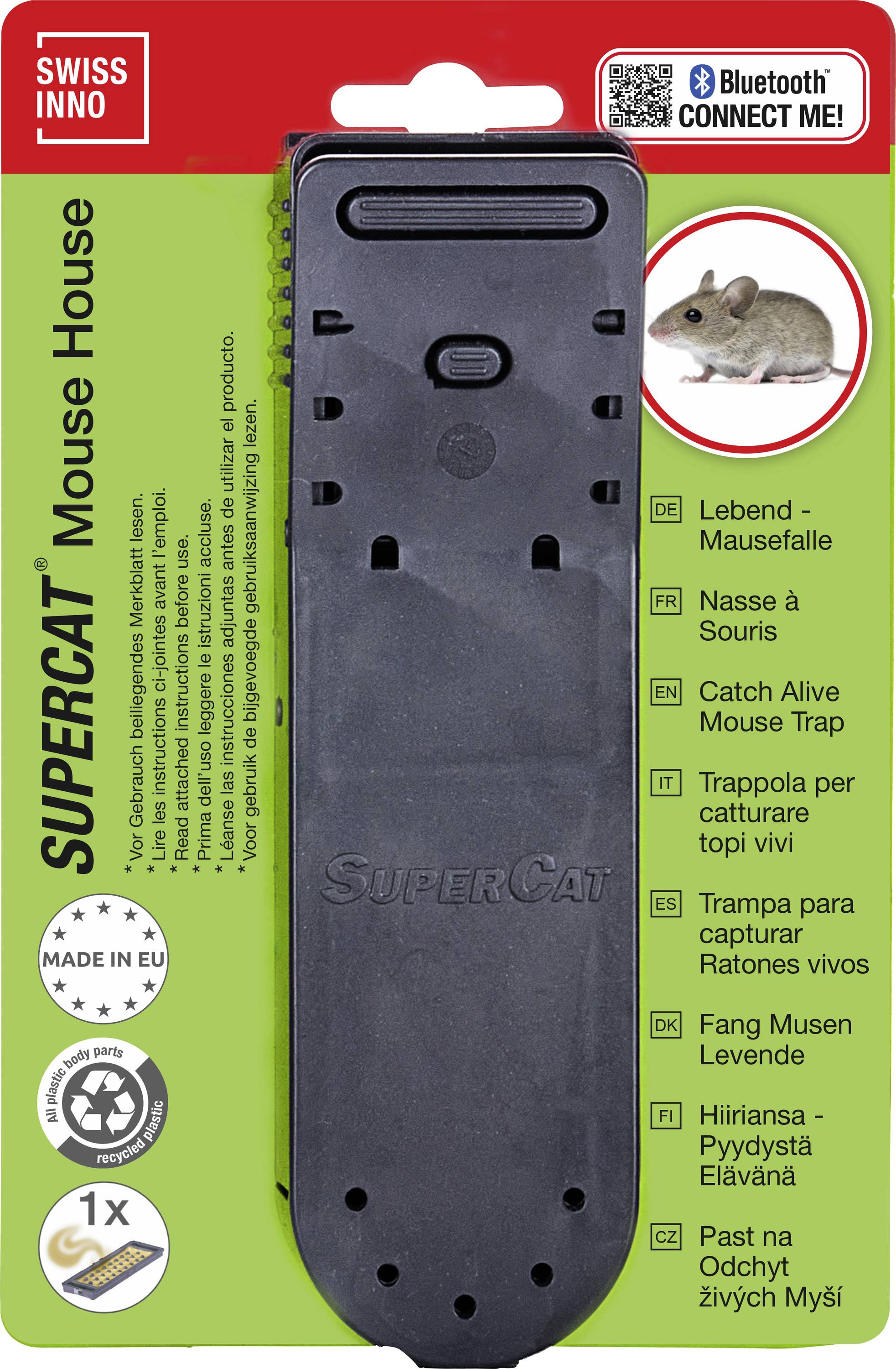 Swissinno SuperCat MouseHouse Cage trap Working principle Pheromone 1 pc(s)-0