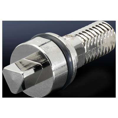 Metal screw with serrated thread and hexagonal head, suitable for technical applications or construction projects.
