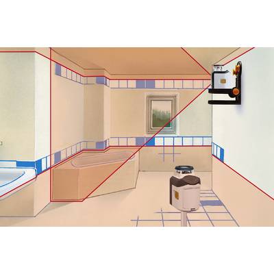Laserliner SmartLine-Laser 360° Bonus Set Cross line laser Self-levelling, Incl. tripod Range (max.): 20 m-7