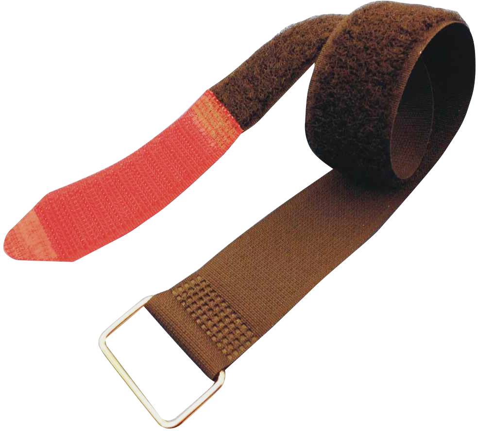 FASTECH® F101-16-350M Hook-and-loop tape with strap Hook and loop pad (L x W) 350 mm x 16 mm Black, Red 1 pc(s)