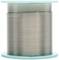 Large reel of silver metallic wire, tightly and evenly wound. Suitable for soldering work or craft projects.