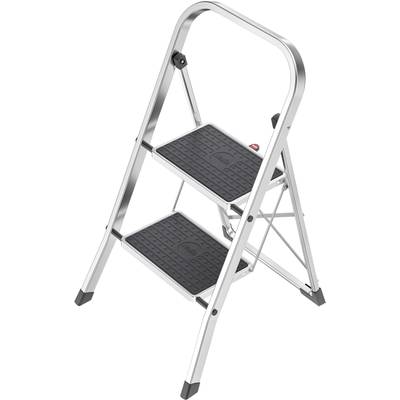 Hailo Klapptritt K70 StandardLine 4392-801 Aluminium Folding step stool Folding Operating height (max.): 2.25 m Aluminiu