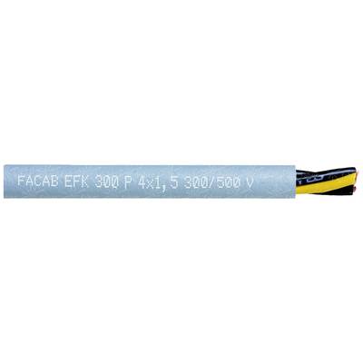 Faber Kabel 031585 Drag chain cable EFK 300 P 3 G 2.50 mm² Grey Sold per metre