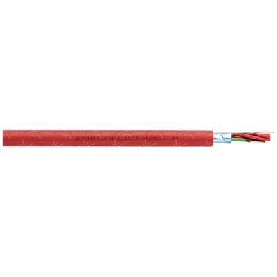 Faber Kabel 100354 Fire alarm cable J-H(St)H 2 x 2 x 0.8 mm Red Sold per metre