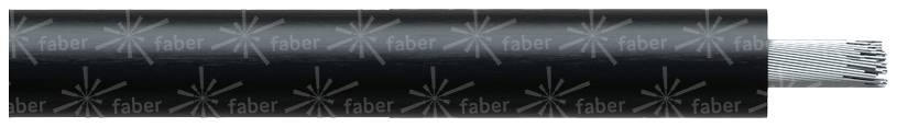 Faber Kabel 050194 Rubber flexible cable NSGAFOEU 1,8/3 KV 1 x 1.5 mm² Black Sold per metre-0