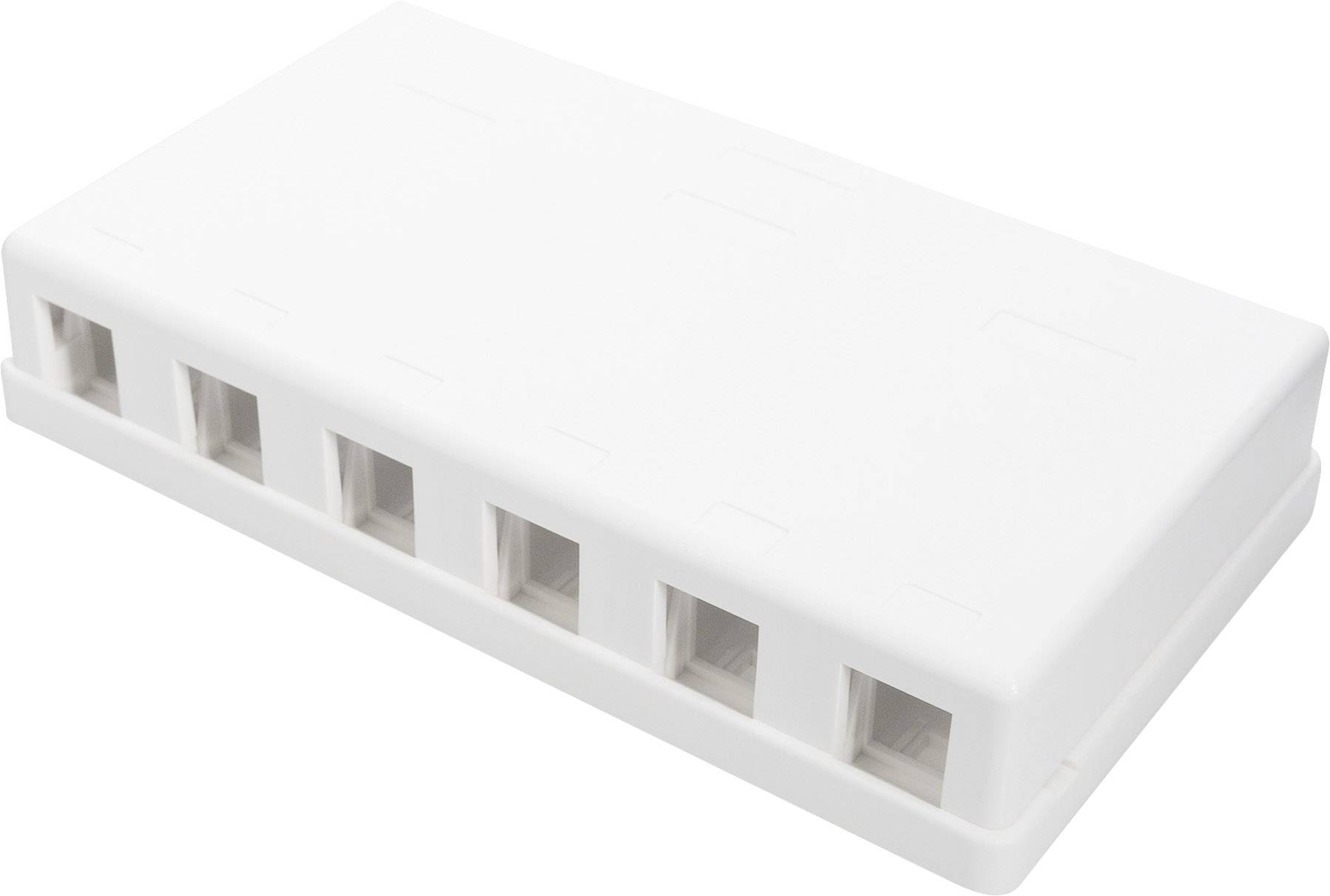 Digitus DN-93705 6 ports Consolidation Point 1 U White Unequipped
