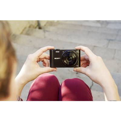 Sony Cyber-Shot DSC-WX350B Digital camera 18.2 MP Optical zoom: 20 x Black Full HD Video, Wi-Fi-2