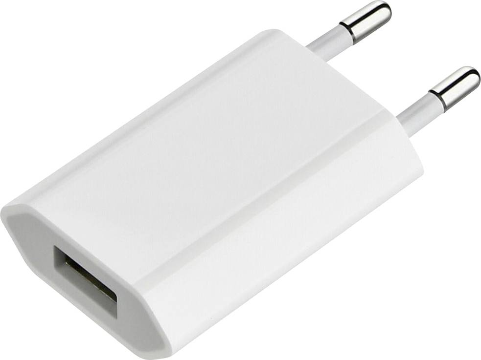 Apple 5W USB Power Adapter Charger with Apple devices: iPhone, MD813ZM/A (B) | Conrad.com