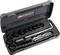 Tool set in an open case. Contains sockets, ratchet and accessories. Labelled with 'Facom' on the lid.
