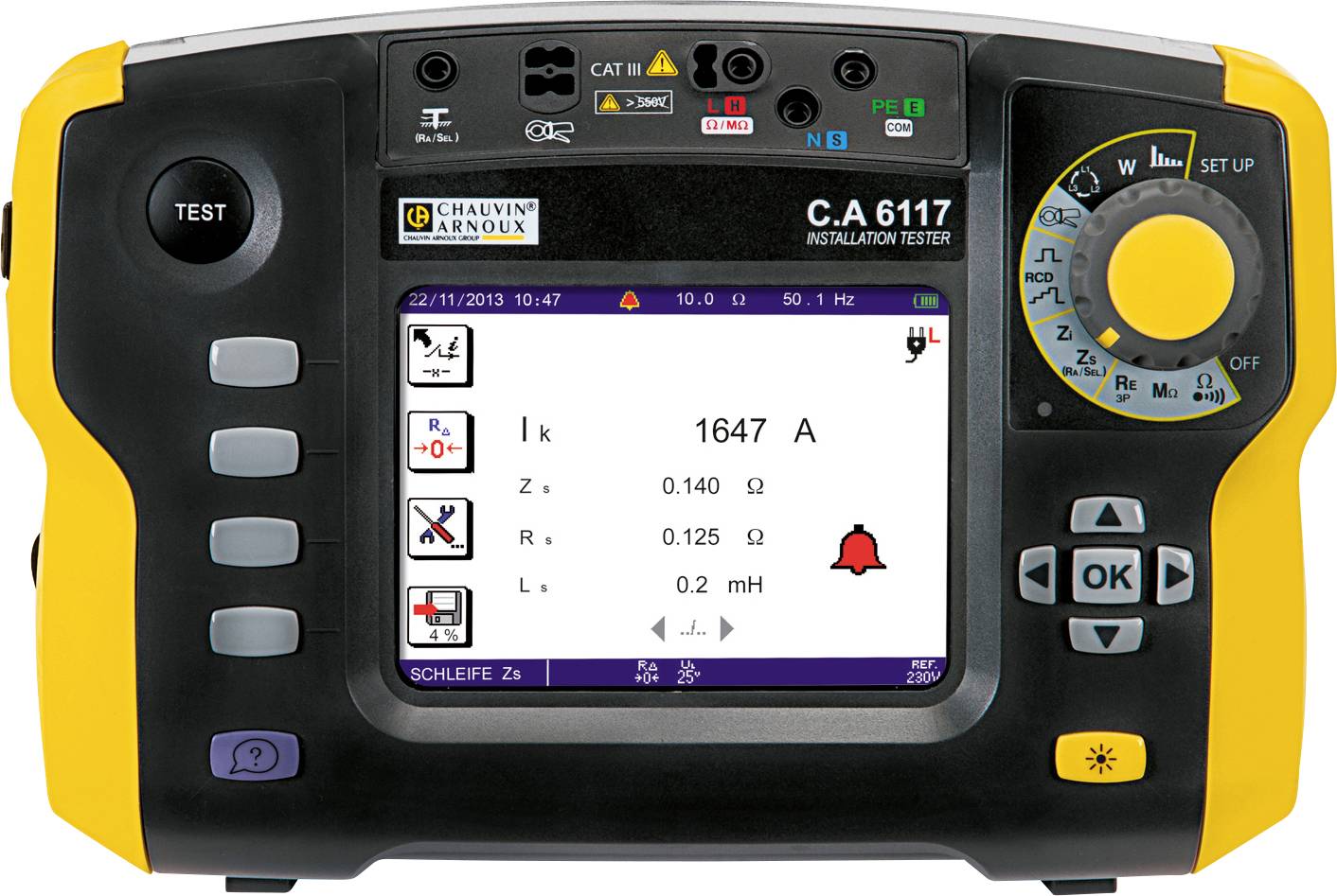 Chauvin Arnoux C.A 6117 Electrical tester VDE standard 0100, 0105, 0413