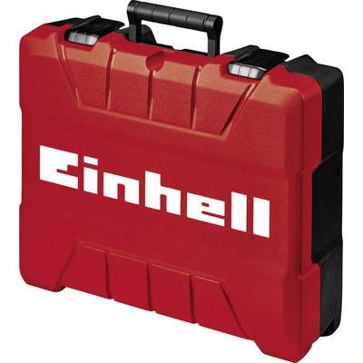 Red tool case with black handle, marked with the white 'Einhell' logo.