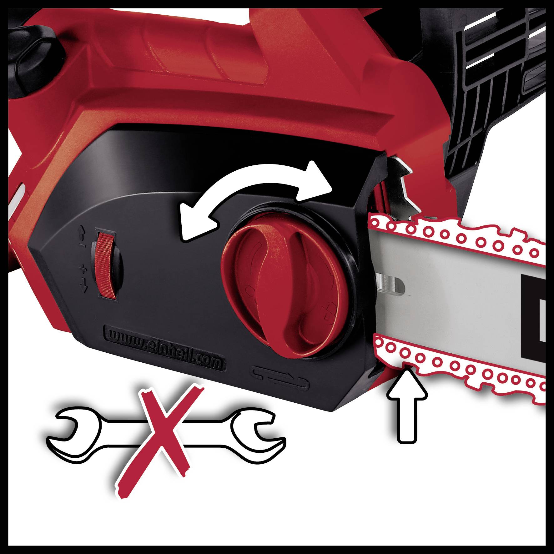 Einhell GH-EC 2040 Mains Chainsaw 2000 W Blade length 406 mm-4