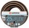 Garden irrigation hose on a reel, Gardena brand, length 25 metres, diameter 19 mm, Flex model with Power Grip.
