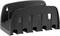 Black plastic hose holder with space for multiple hoses, 'Gardena' brand name on the front.