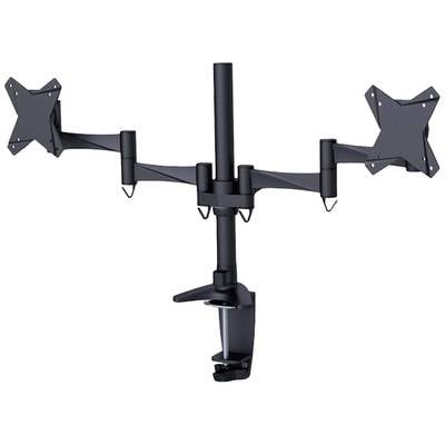 Neomounts FPMA-D1330DBLACK 2x Monitor desk mount 25,4 cm (10") - 68,6 cm (27") Height-adjustable, Tiltable, Swivelling, -1