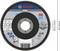 'Bosch PRO' cutting disc, 125 mm diameter, 22.23 mm bore, for metalworking. Speed up to 80 m/s, 60 grit.