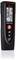 A digital laser distance meter with an LCD screen displays '2.978 m' and '7:21 h'. It features on/off buttons and a black, red, and white design.