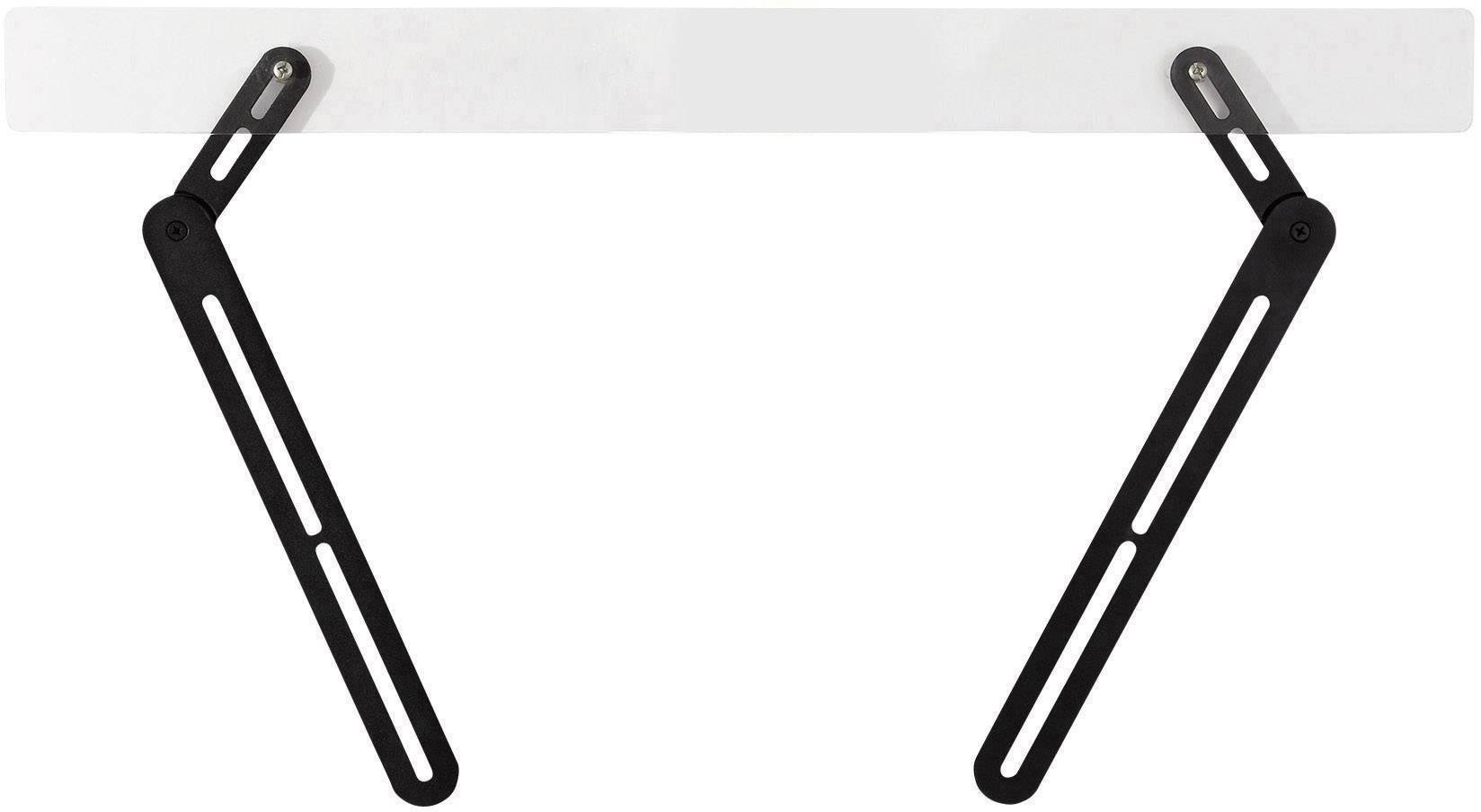 SpeaKa Professional "Easy" Soundbar mounting brackets Swivelling Black 1 Pair