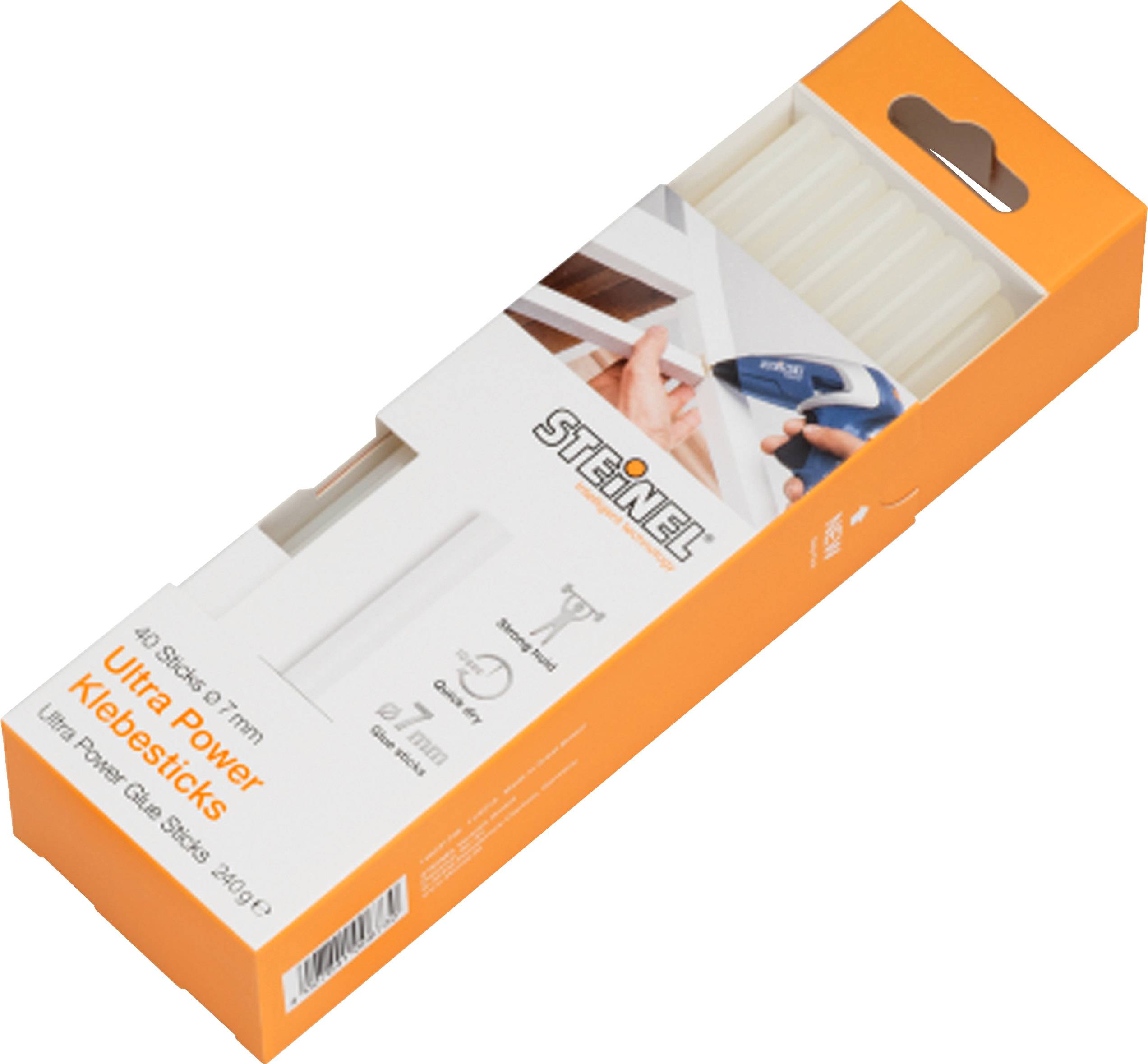 Steinel KLEBESTICKS 7MM ULTRA POWER 240G Hot melt glue sticks 7 mm 150 mm Transparent 0.24 kg 40 pc(s)