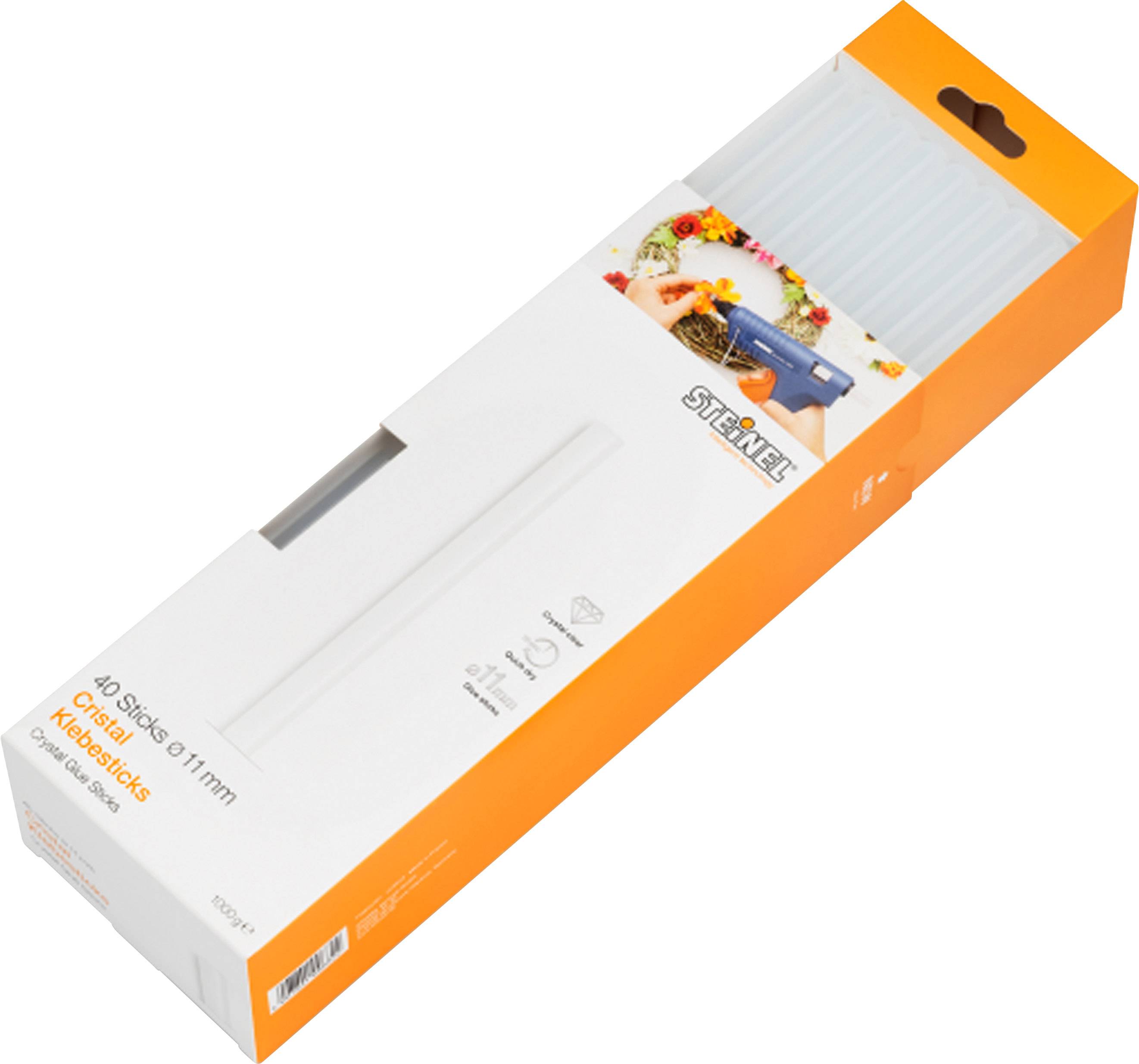 Steinel KLEBESTICKS 250 MM CRISTAL 1000G Hot melt glue sticks 11 mm 250 mm Transparent 1 kg 40 pc(s)