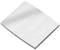 A square metal plate with a smooth, glossy surface, slightly tilted.