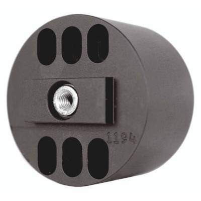 A cylindrical, black device with a central screw and several oval openings on top. It bears the number '1124'.