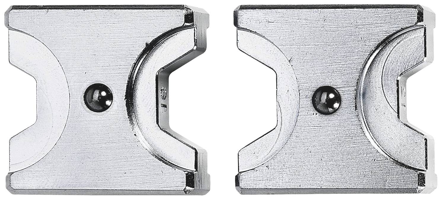 Two silver metal pencil sharpeners, each with one hole and a small blade.