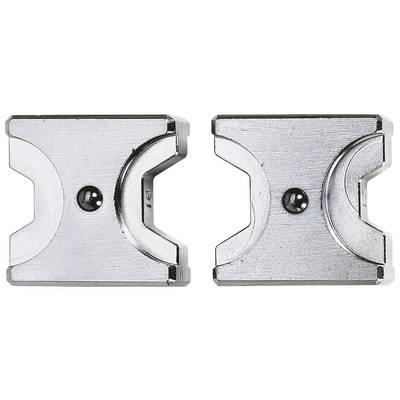 Two silver metal paperclips with rounded edges, standing side by side, on a white background.