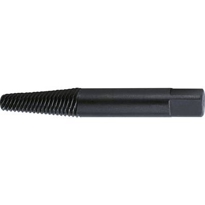 Black-coated, slightly tapered pin with uniform threading and a reduced diameter towards the tip, shown against a white background.