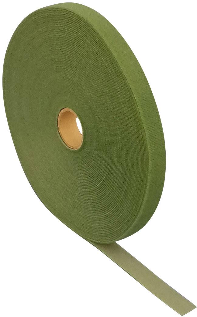 FASTECH® T0602003351125 Hook-and-loop tape for bundling Hook and loop pad (L x W) 25000 mm x 20 mm Green 25 m