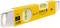 Spirit level, Stabila brand, 25 cm long, yellow with two vials, Made in Germany, Type 70 T.