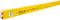 Yellow spirit level with two vials for horizontal and vertical alignment. 'STABILA Made in Germany' on the side.