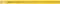 A yellow ruler by Stabilo with centimetre and millimetre markings. A green logo on the left, black length markings on the right.