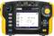Multifunction installation tester with digital display, showing measured value of 25.1 ohms. Control buttons and rotary dial on the casing.