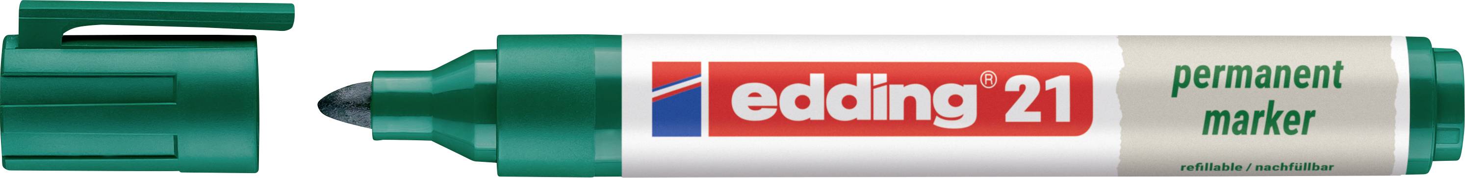 Edding edding 21 permanent marker EcoLine 4-21004 Permanent marker Green waterproof: Yes