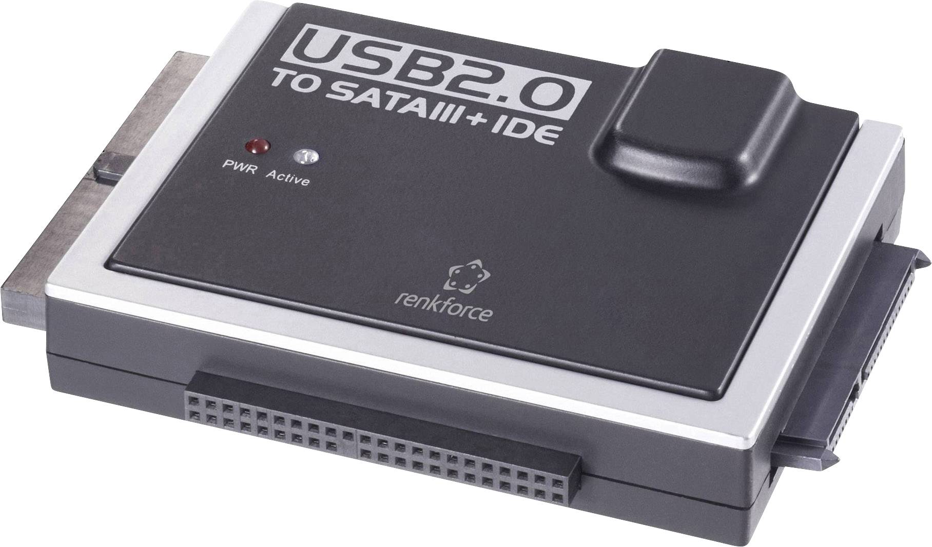 Renkforce Hard drives Adapter [1x USB 2.0 connector A - 1x IDE socket 40-pin, IDE socket 44-pin, SATA plug 7+15-pin] 0.90 m