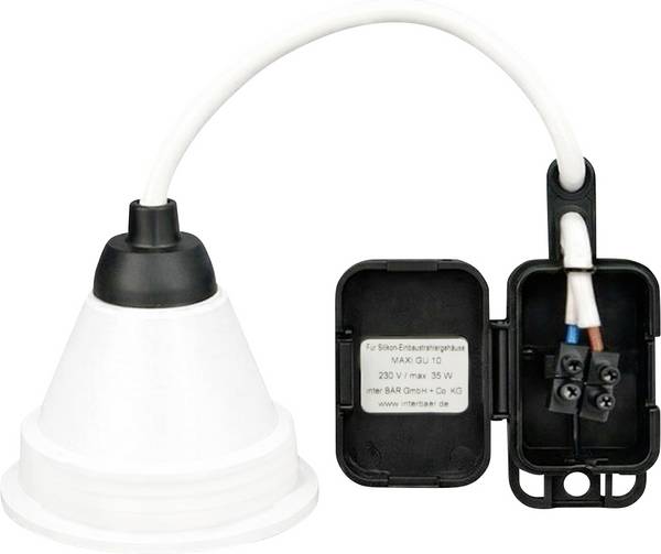 interBär MAXI GU10 Serie 1000 1000-508.01 Silicone enclosure   35 W   White