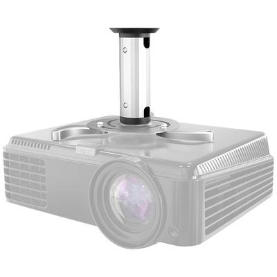 Neomounts BEAMER-C80 Projector ceiling mount Tiltable, Rotatable Max. distance to floor/ceiling: 15 cm  Silver