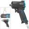 Air impact wrench by Hazet, black with blue accents, side and top views visible, suitable for workshop tasks.