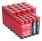 A pack of batteries, 20 x AAA and 20 x AA, in red and blue design with the label 'Alkaline Battery'.