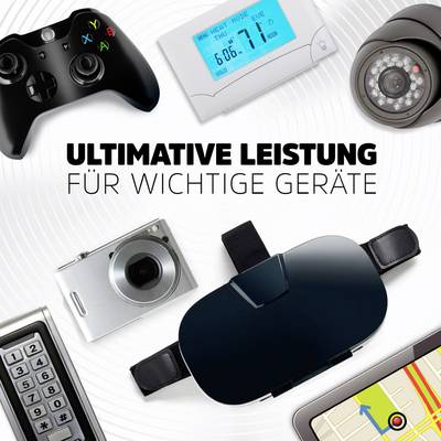 The image montage shows various electronic devices, including a camera, a controller, and a navigation device, with the text 'Ultimate Performance for Critical Devices'.